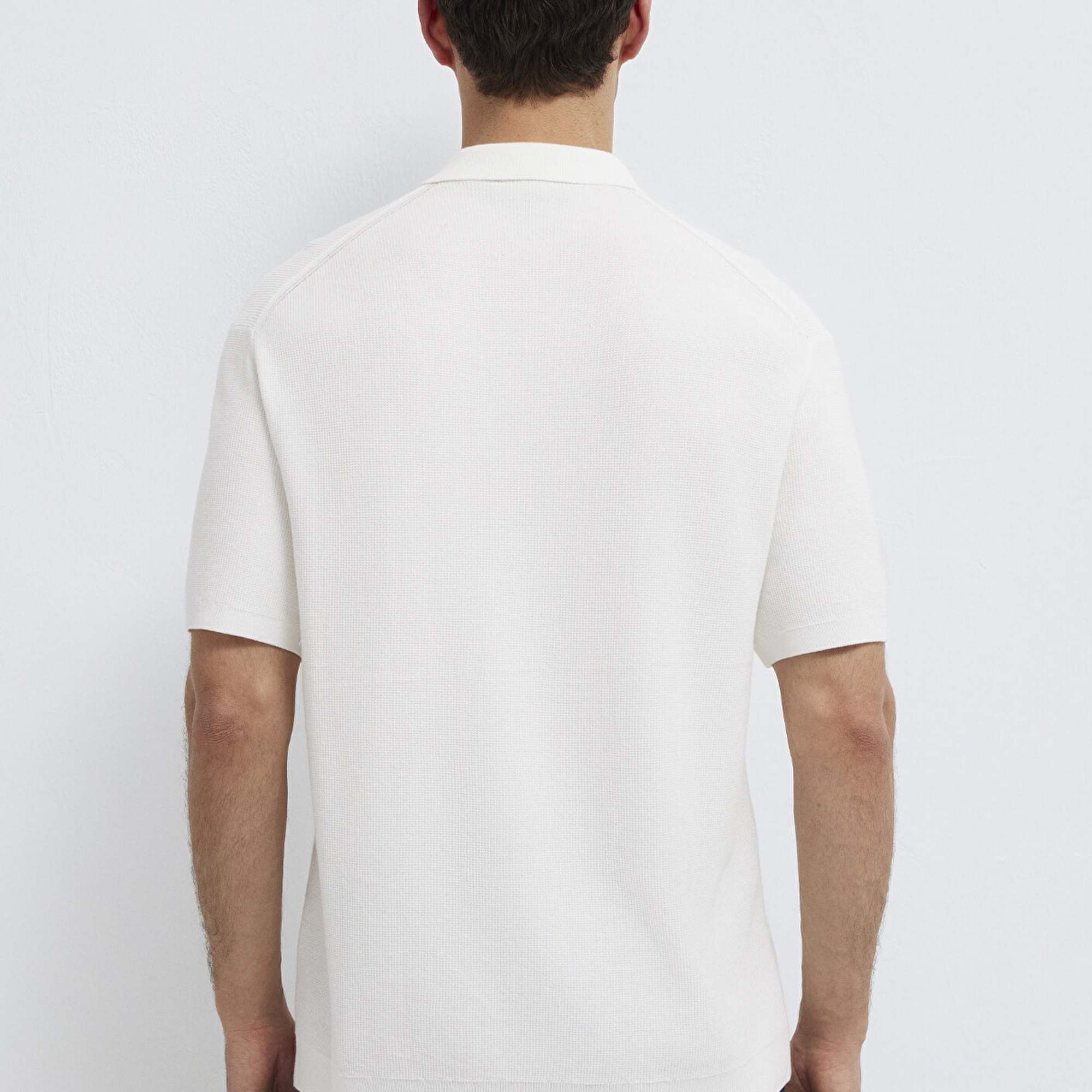 Mavi Ekru Triko Polo 0710397-70057