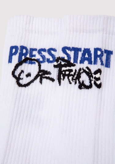  Mavi Beyaz Soket  Çorap 0912198-620