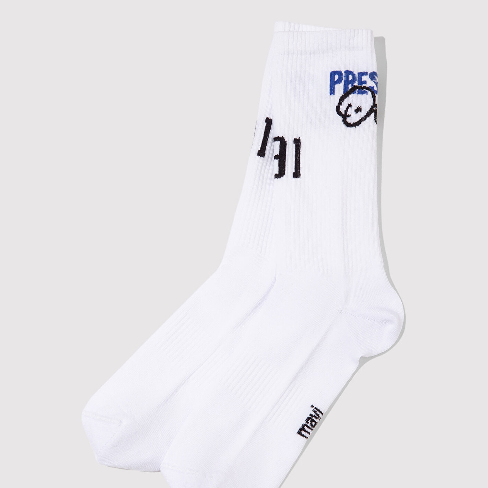 Mavi Beyaz Soket  Çorap 0912198-620