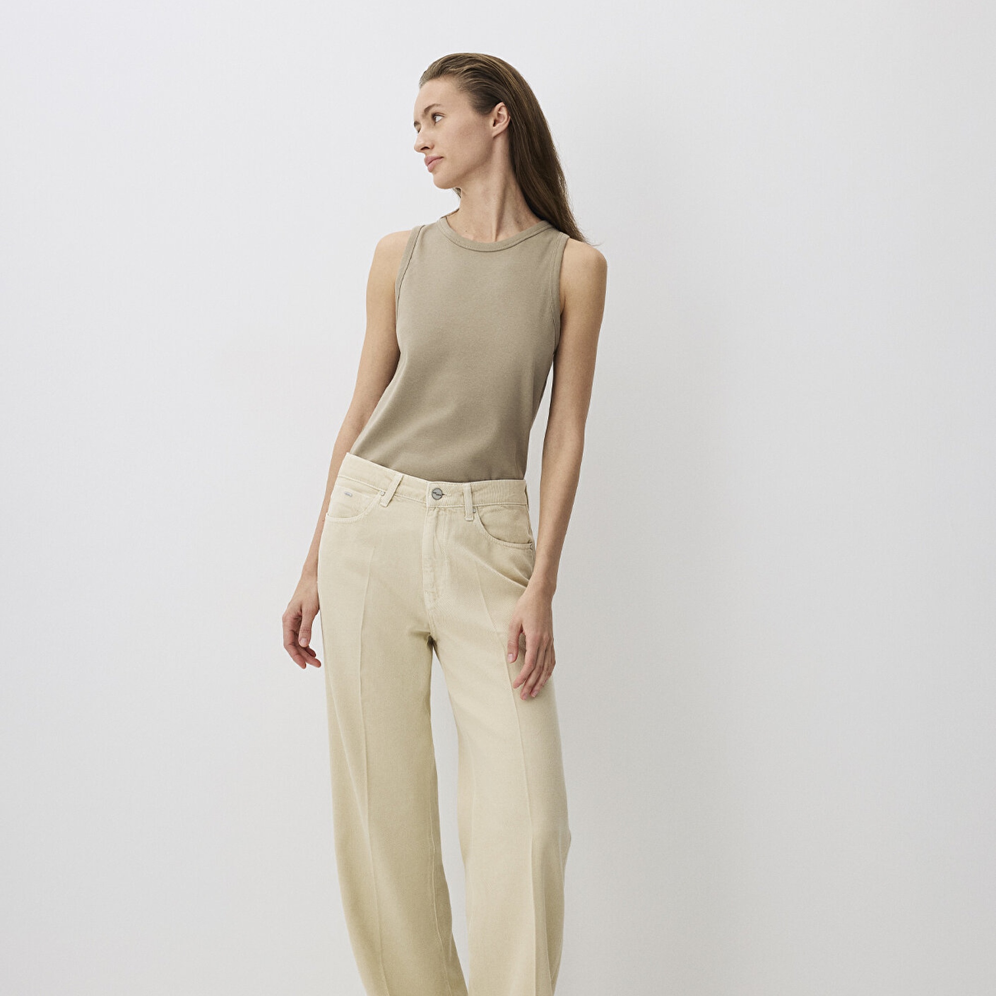 Mavi Malibu Mavi Edition Krem Jean Pantolon 1010152-90951