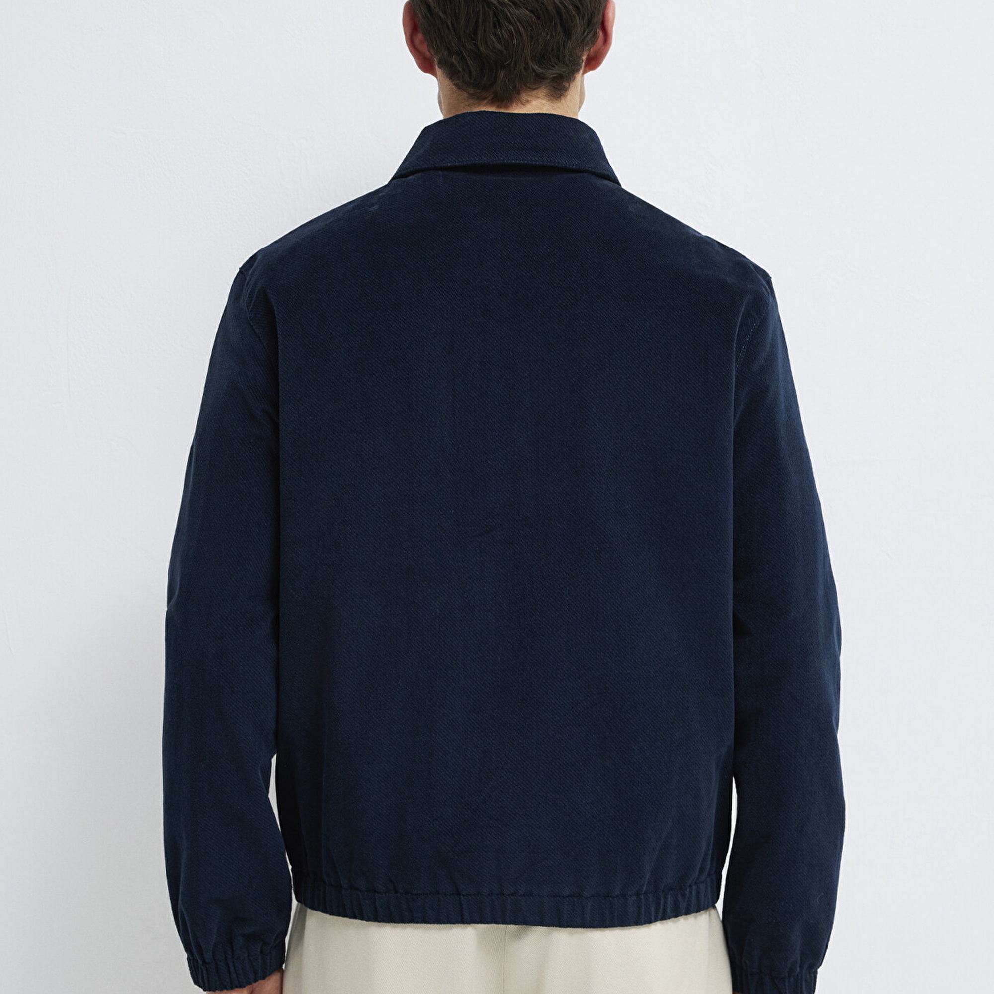 Mavi Lacivert Kadife Ceket Loose Fit / Bol Rahat Kesim 0110952-80872