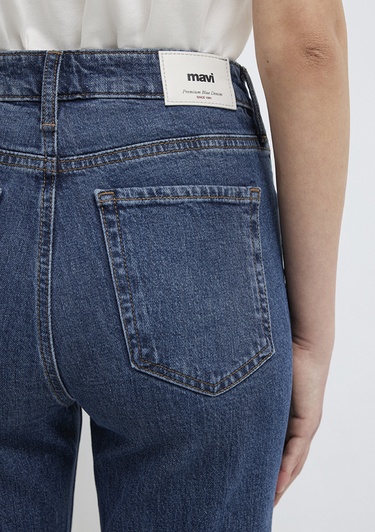  Mavi Bliss Premium Blue Gölgeli Koyu Mavi Jean Pantolon 101437-A3780