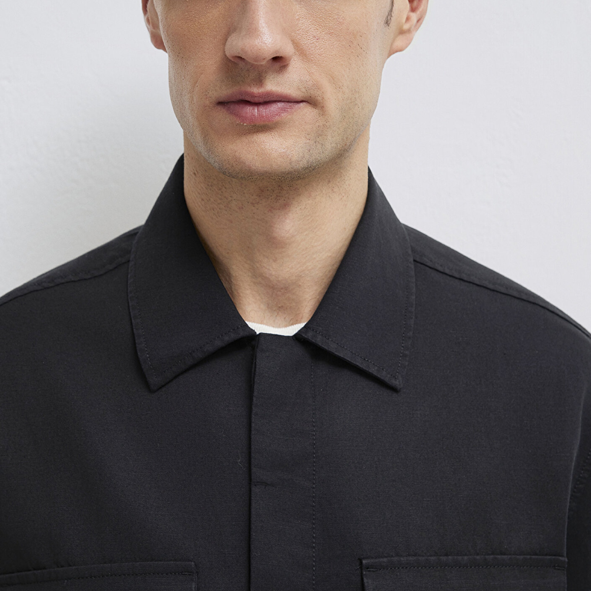 Mavi Siyah Gömlek Regular Fit / Normal Kesim 0211980-900