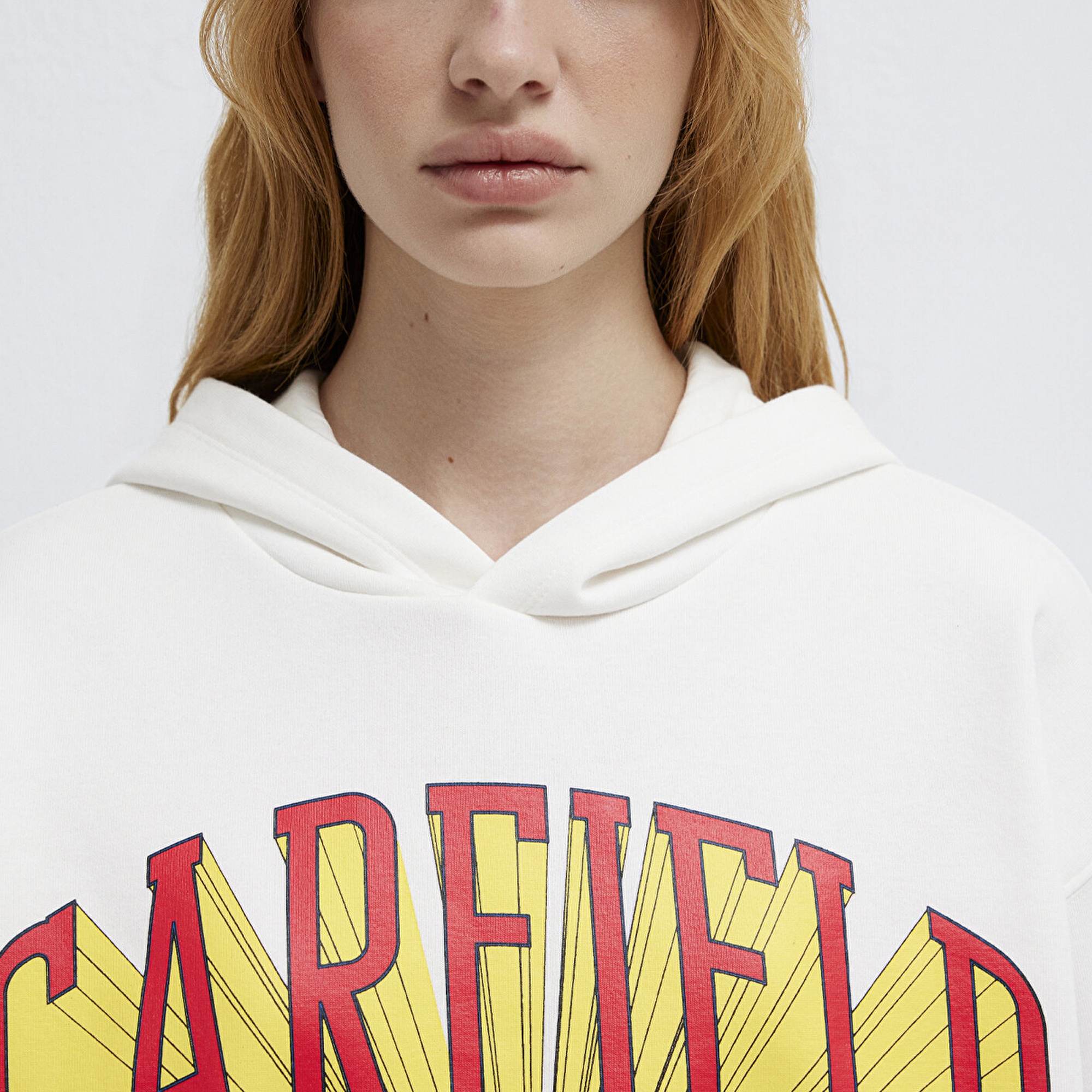 Mavi Garfield Baskılı Ekru Sweatshirt 1S10530-80194
