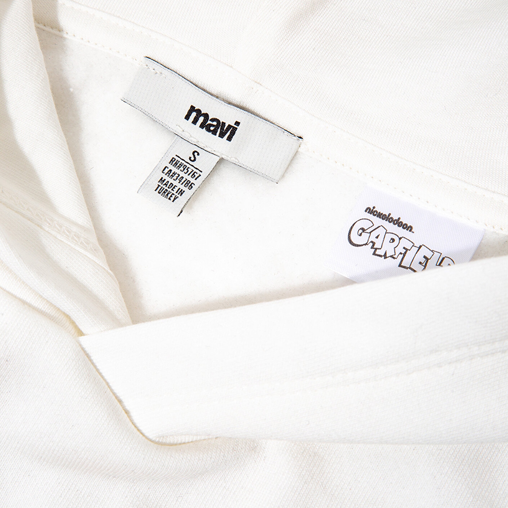 Mavi Garfield Baskılı Ekru Sweatshirt 1S10530-80194