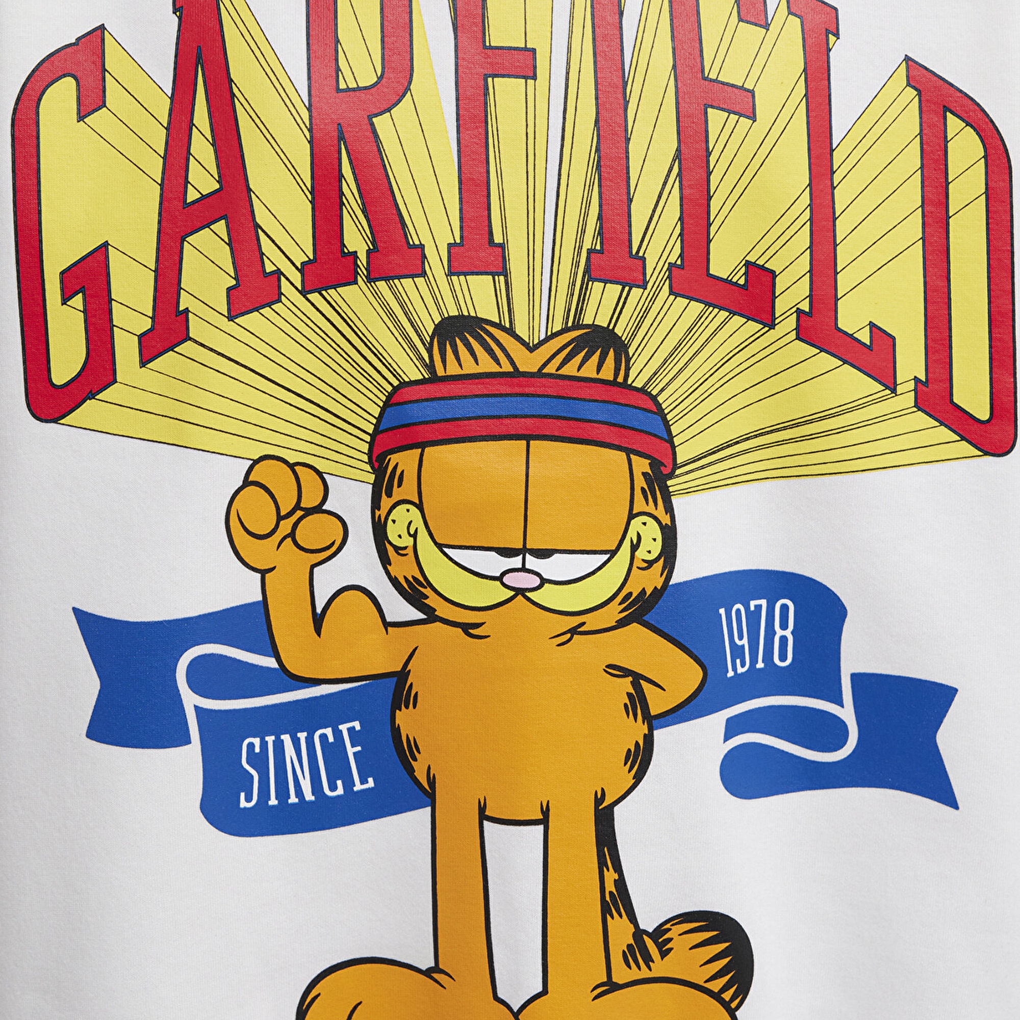 Mavi Garfield Baskılı Ekru Sweatshirt 1S10530-80194