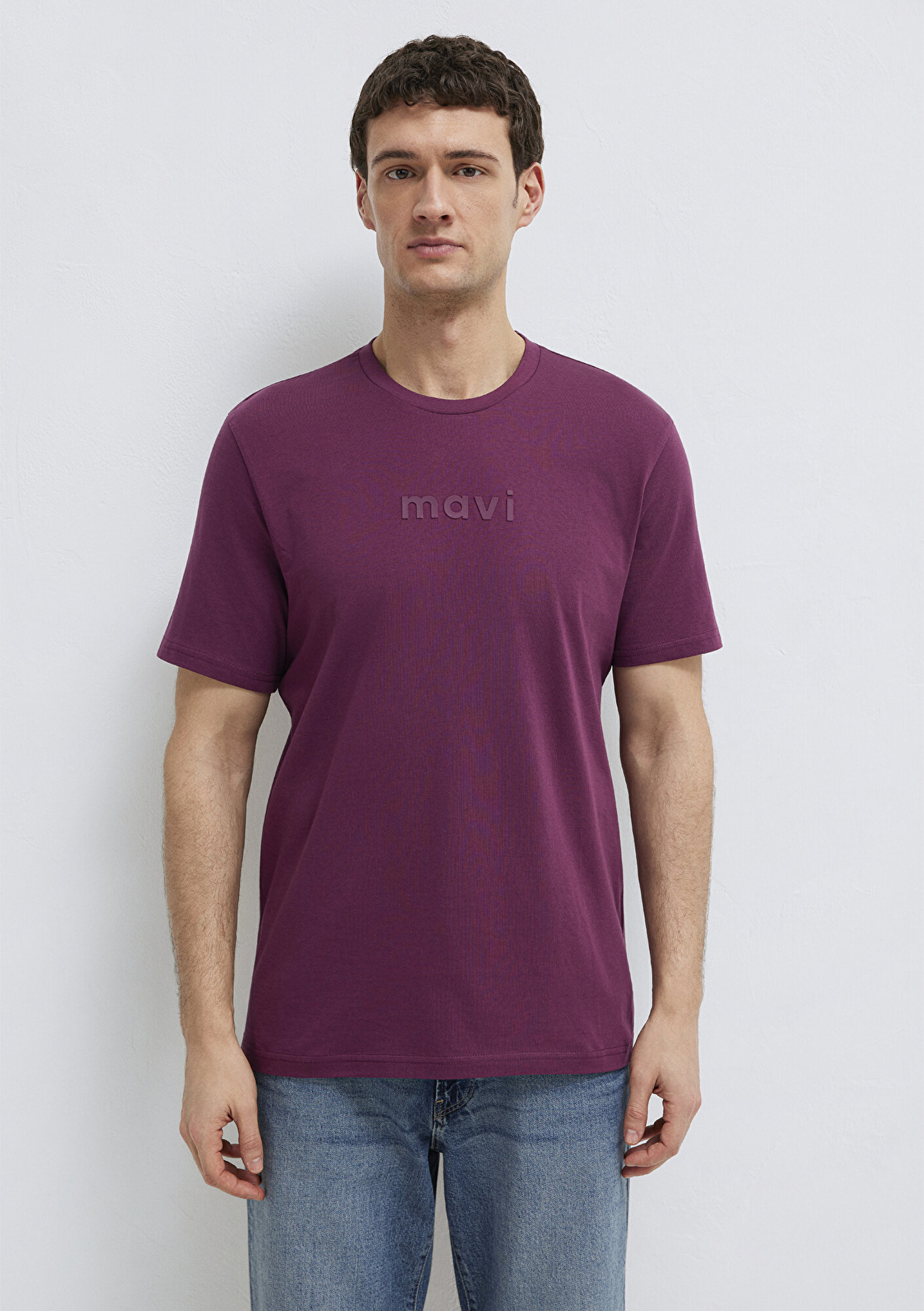 Mavi Mavi Baskılı Bordo Tişört Regular Fit / Normal Kesim 0612732-70670