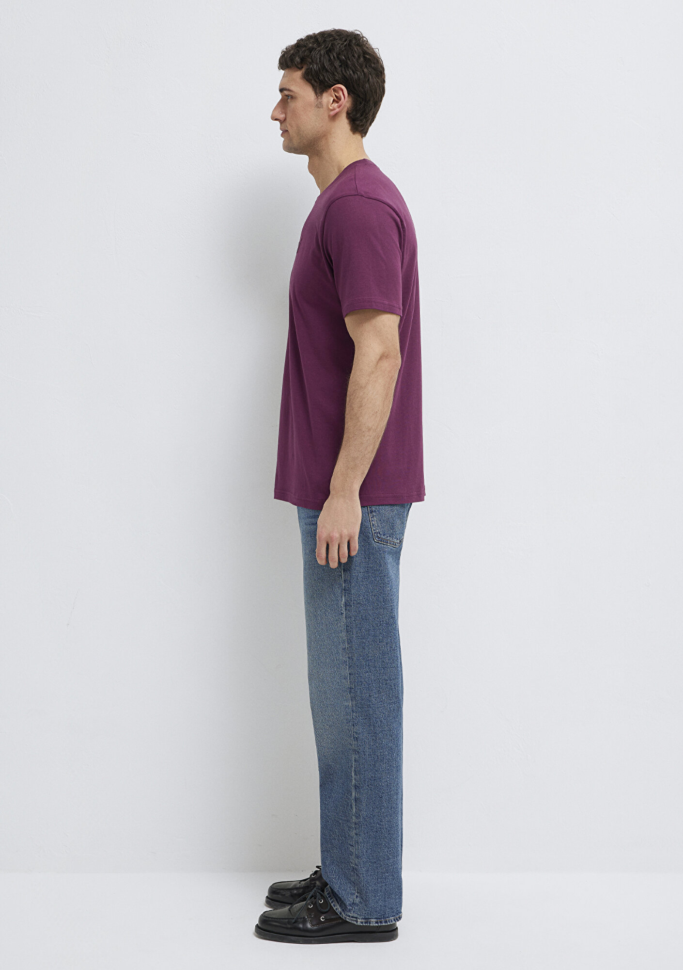  Mavi Mavi Baskılı Bordo Tişört Regular Fit / Normal Kesim 0612732-70670