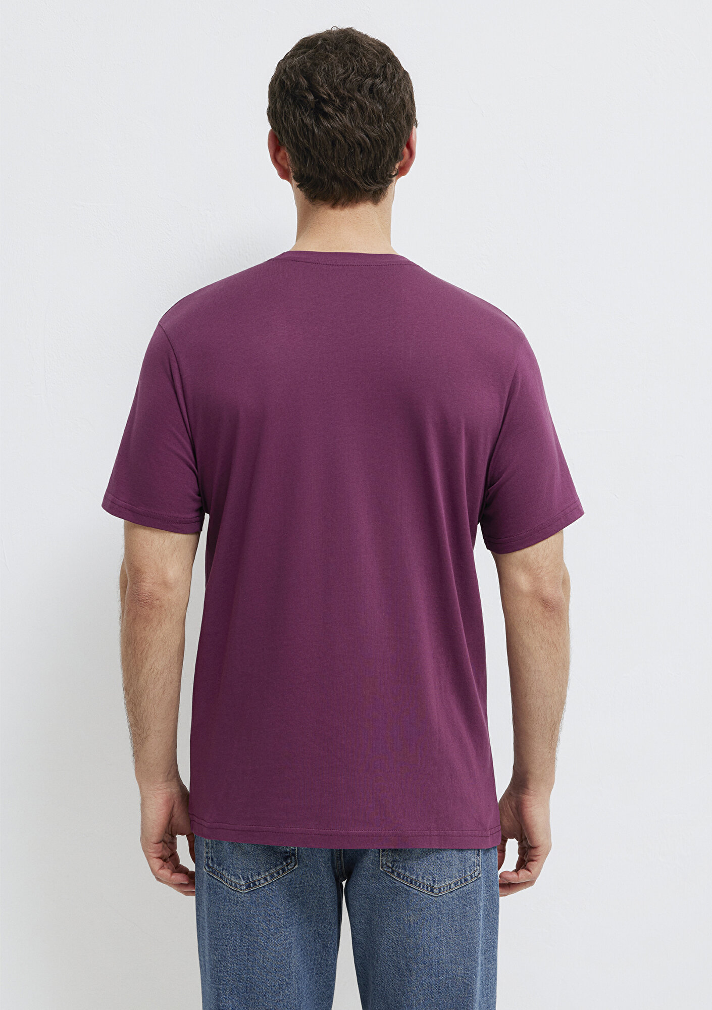  Mavi Mavi Baskılı Bordo Tişört Regular Fit / Normal Kesim 0612732-70670