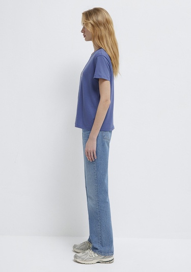  Mavi Mavi Baskılı Mavi Tişört Regular Fit / Normal Kesim 1612232-70757