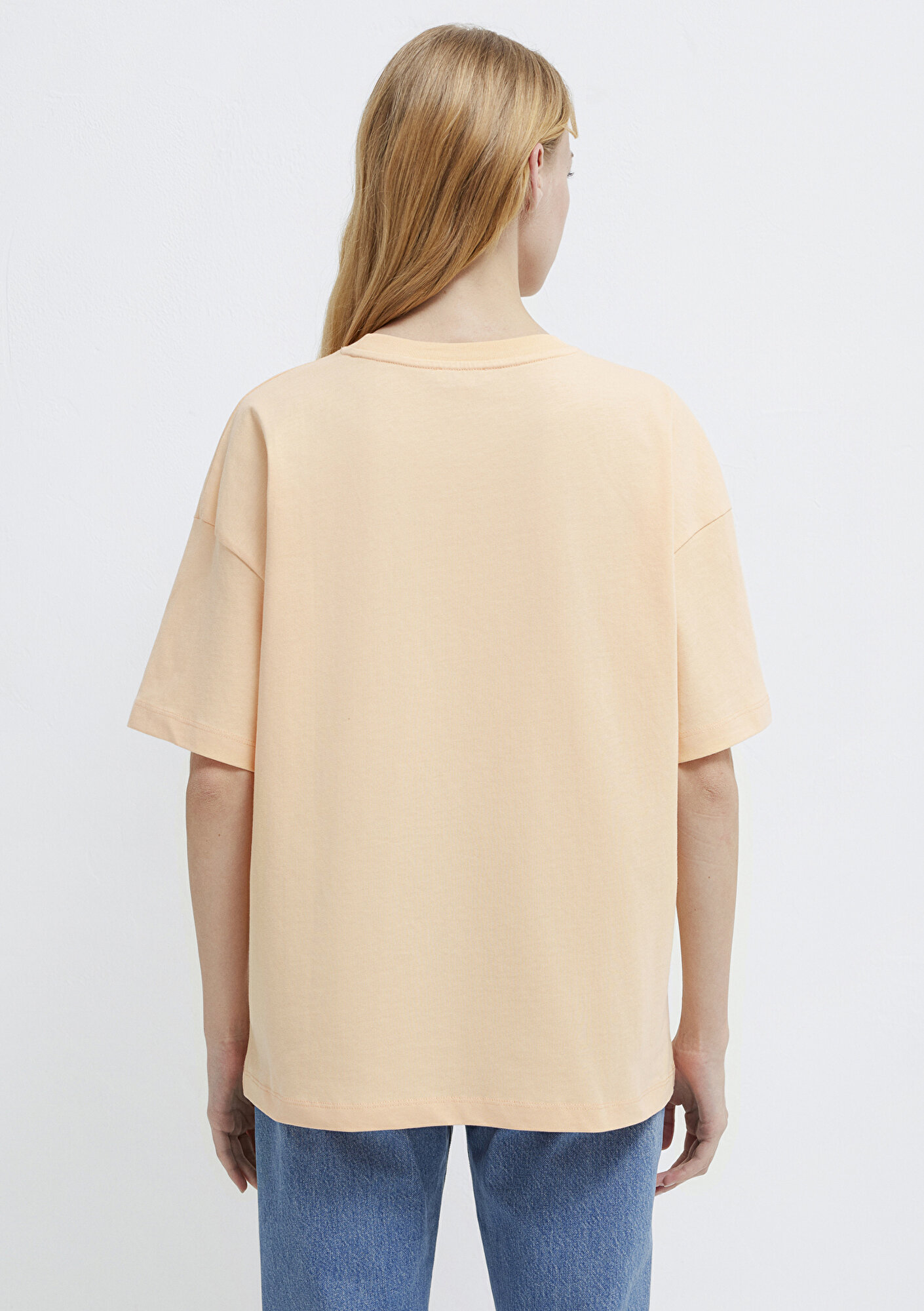 Mavi Mavi Logo Baskılı Pembe Tişört Oversize / Geniş Kesim 1611593-71220