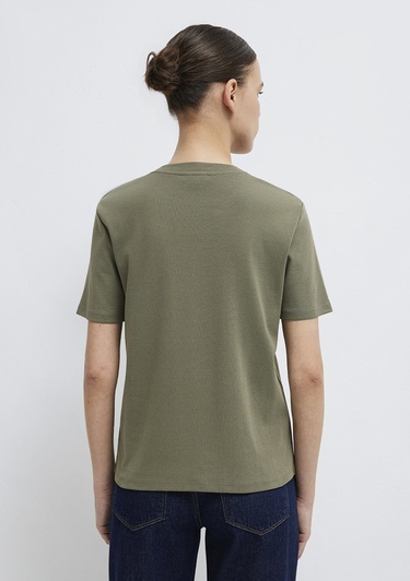  Mavi Yeşil Basic Tişört Semi Slim Fit / Yarı Dar Kesim 1612916-86961