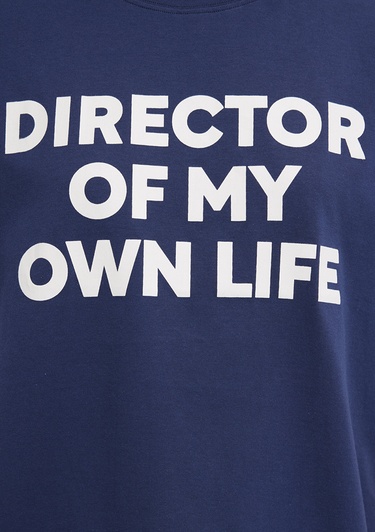  Mavi Baskılı Lacivert Tişört Regular Fit / Normal Kesim 1613733-70492