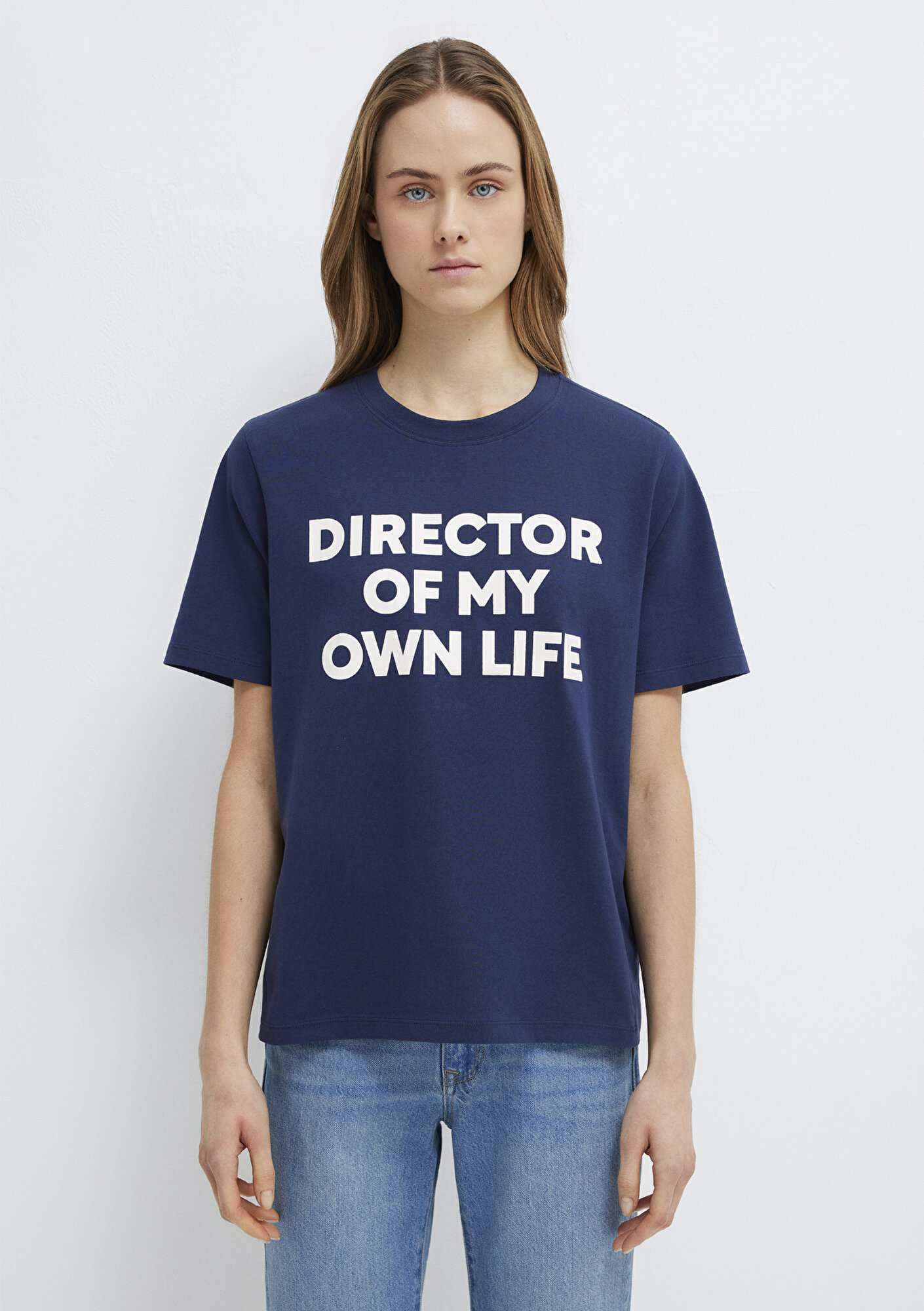 Mavi Baskılı Lacivert Tişört Regular Fit / Normal Kesim 1613733-70492