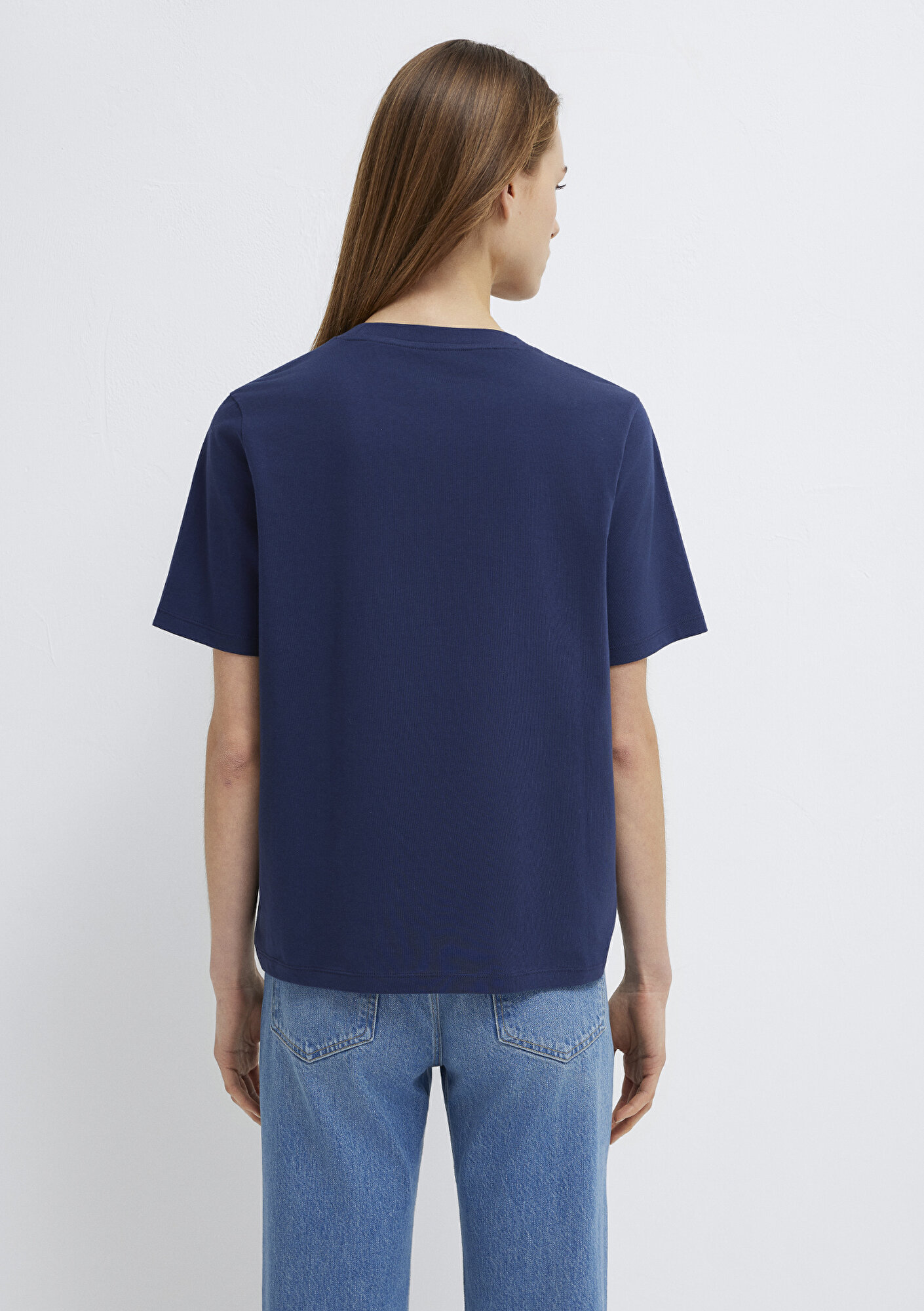 Mavi Baskılı Lacivert Tişört Regular Fit / Normal Kesim 1613733-70492