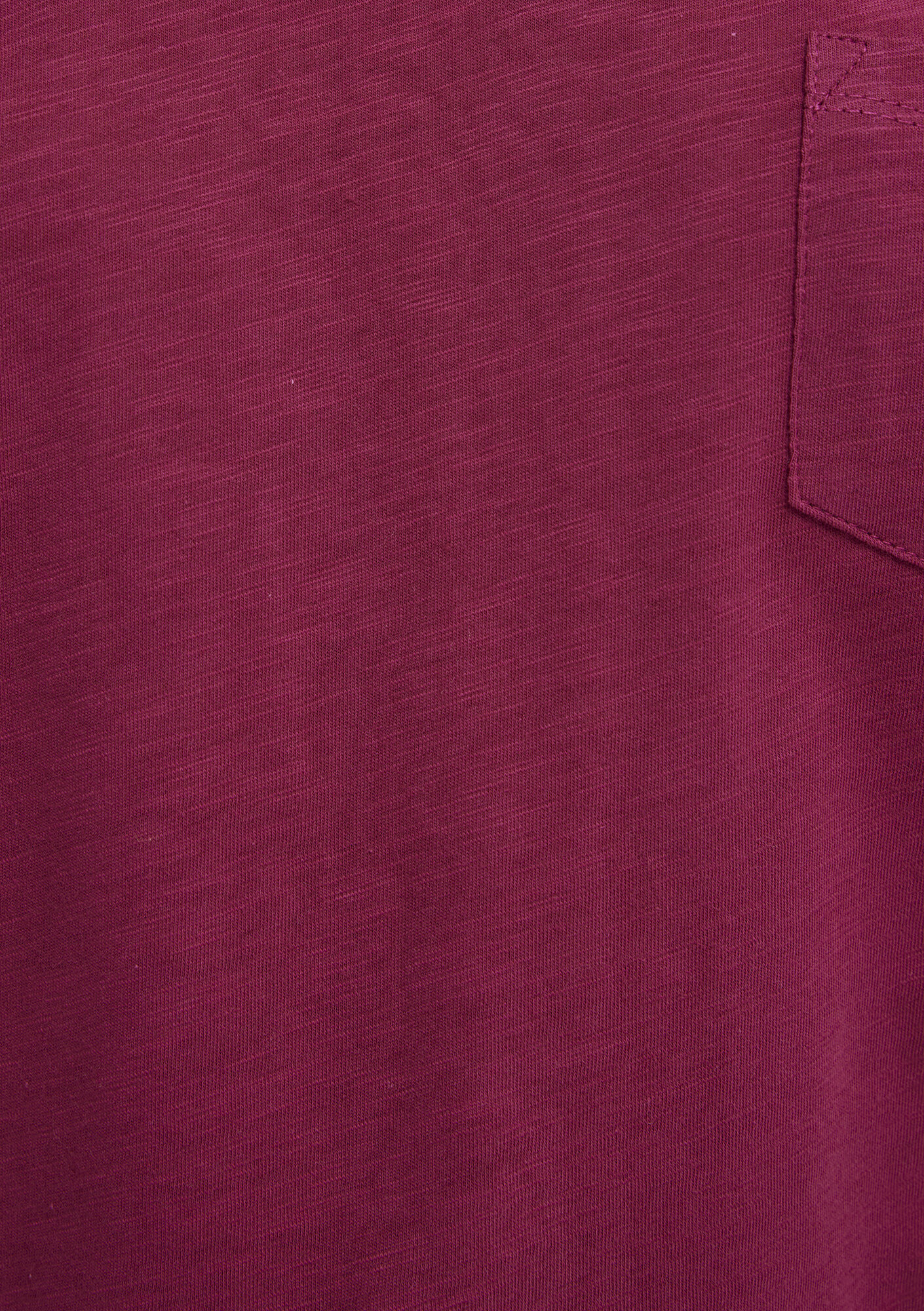 Mavi V Yaka Pembe Basic Tişört Loose Fit / Bol Rahat Kesim 1600961-70919