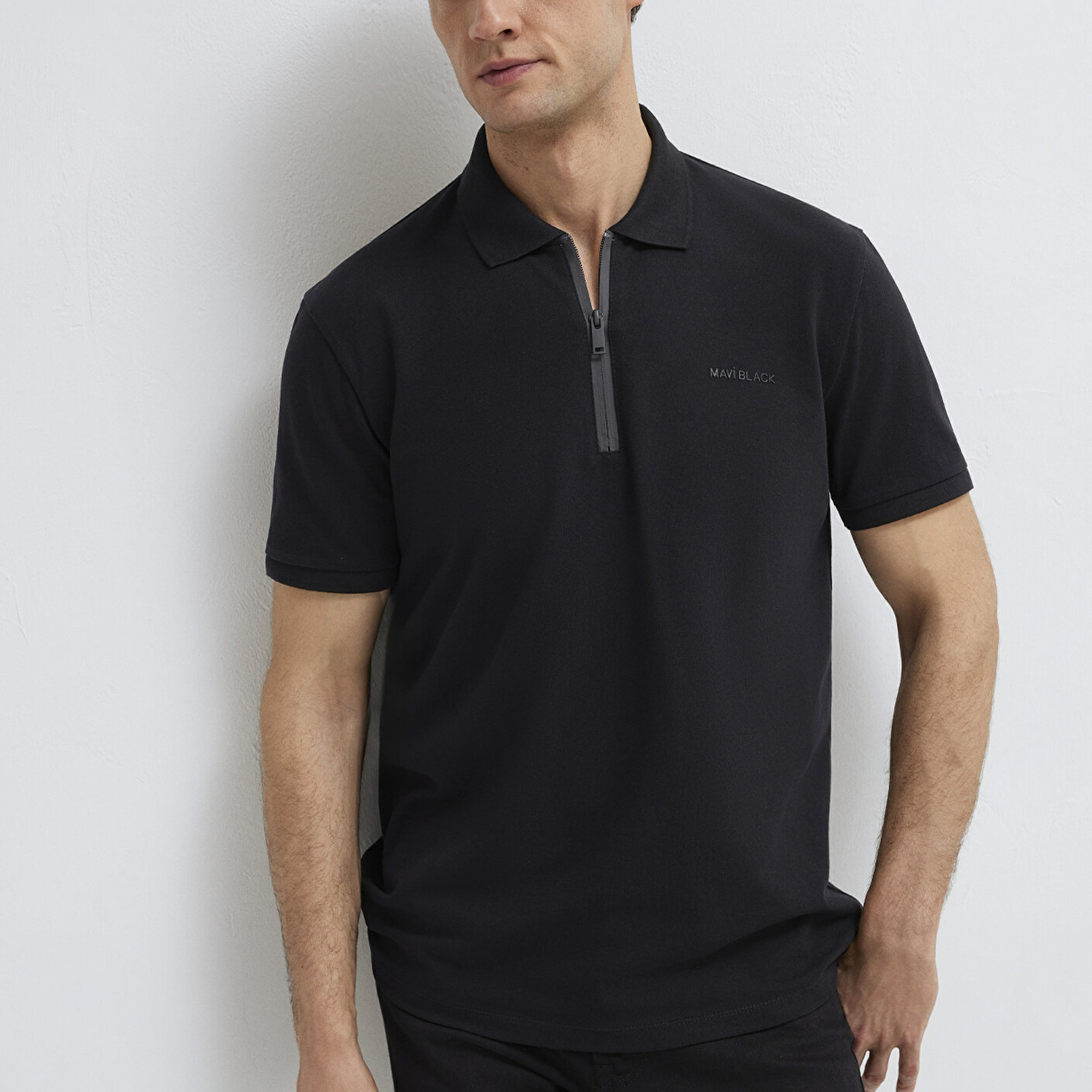 Mavi Siyah Polo Tişört Regular Fit / Normal Kesim 0613137-900