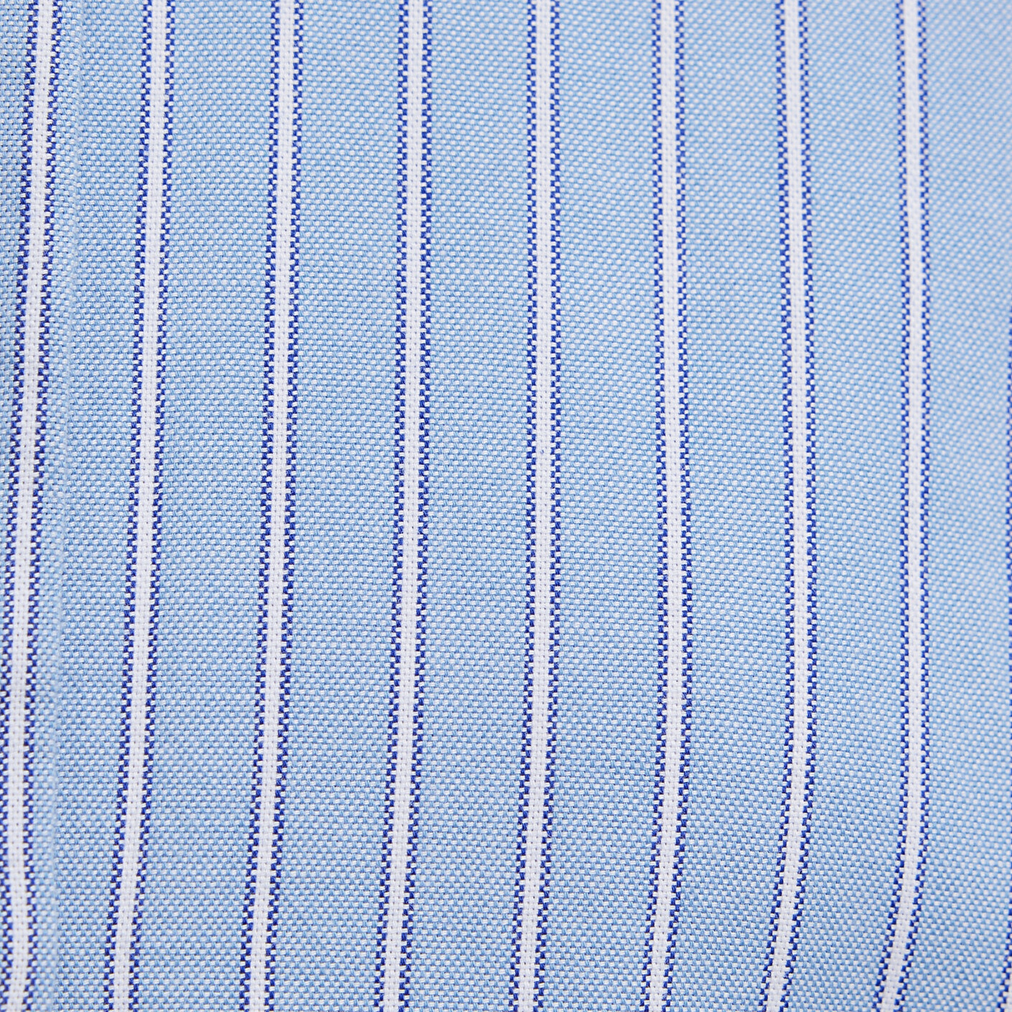 Mavi Çizgili Gömlek Oversize / Geniş Kesim 1211393-89326