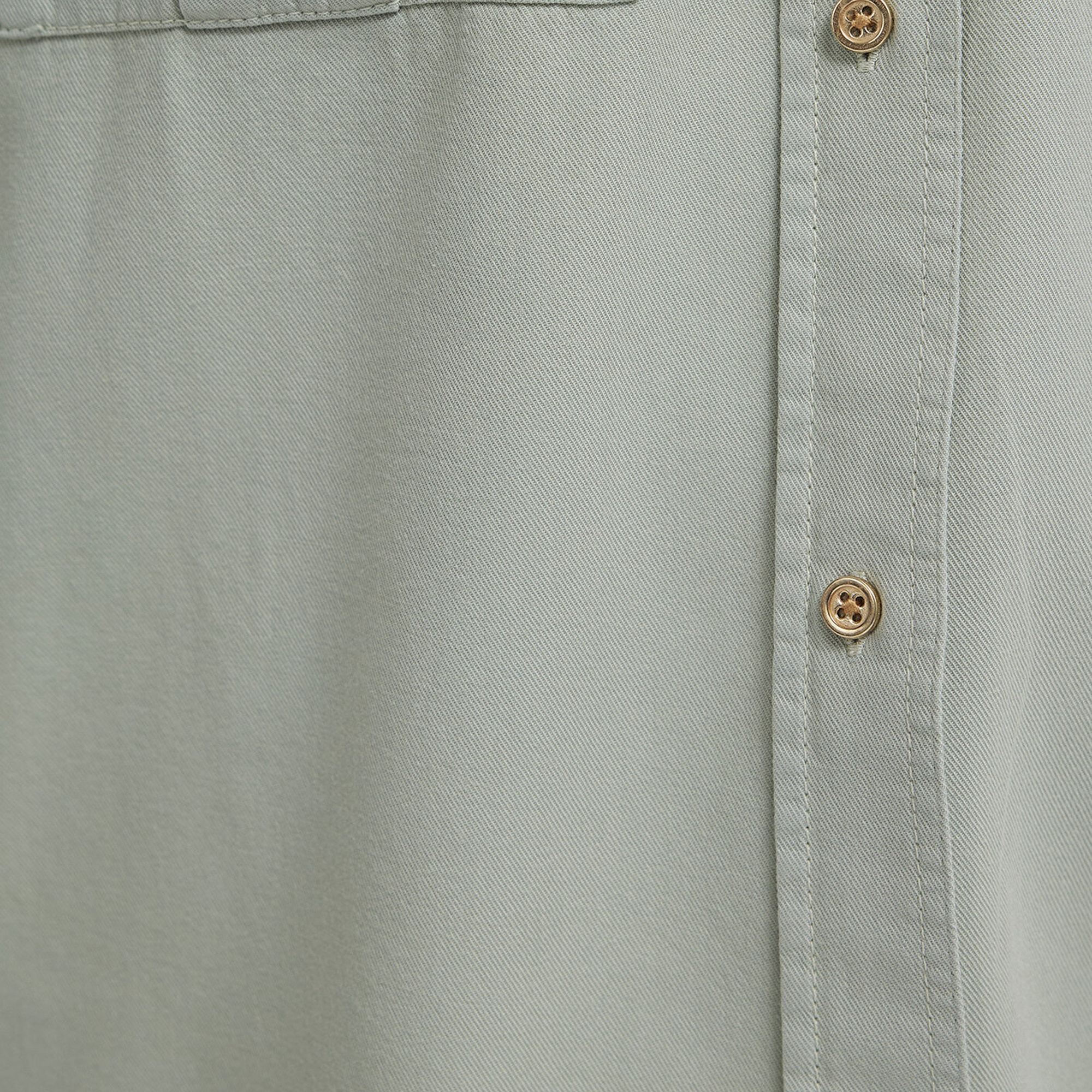 Mavi Gri Gömlek Loose Fit / Bol Rahat Kesim 1211383-70113