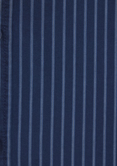  Mavi Çizgili Gömlek Regular Fit / Normal Kesim 0211851-91406