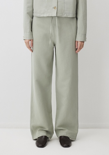  Mavi Gri Tencel TM Lyocell Karışımlı Pantolon 1011012-70146