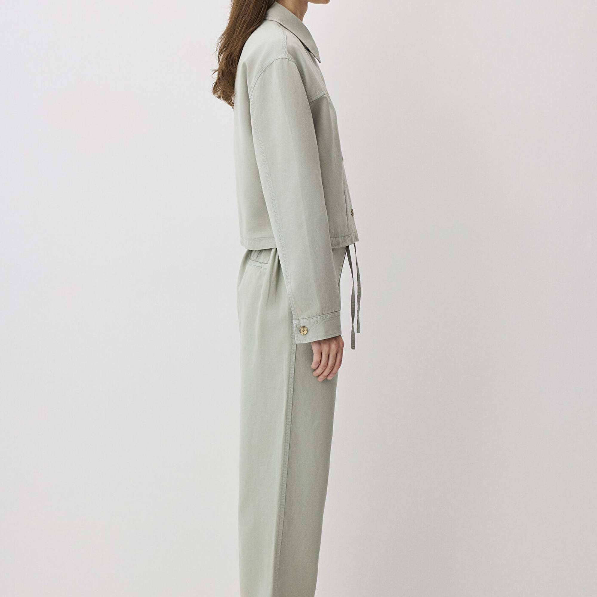 Mavi Gri Tencel TM Lyocell Karışımlı Pantolon 1011012-70146