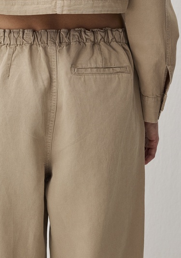  Mavi Kahverengi Tencel TM Lyocell Karışımlı Pantolon 1011012-70361