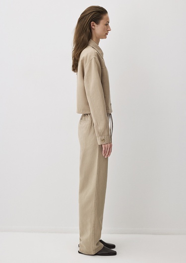  Mavi Kahverengi Tencel TM Lyocell Karışımlı Pantolon 1011012-70361