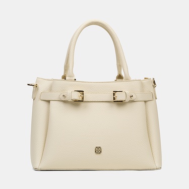  Kadın Ekru Omuz Askılı El Çantası