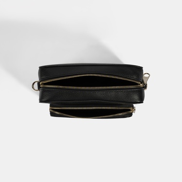  Bingo Siyah Kadın Deri Omuz Çantası