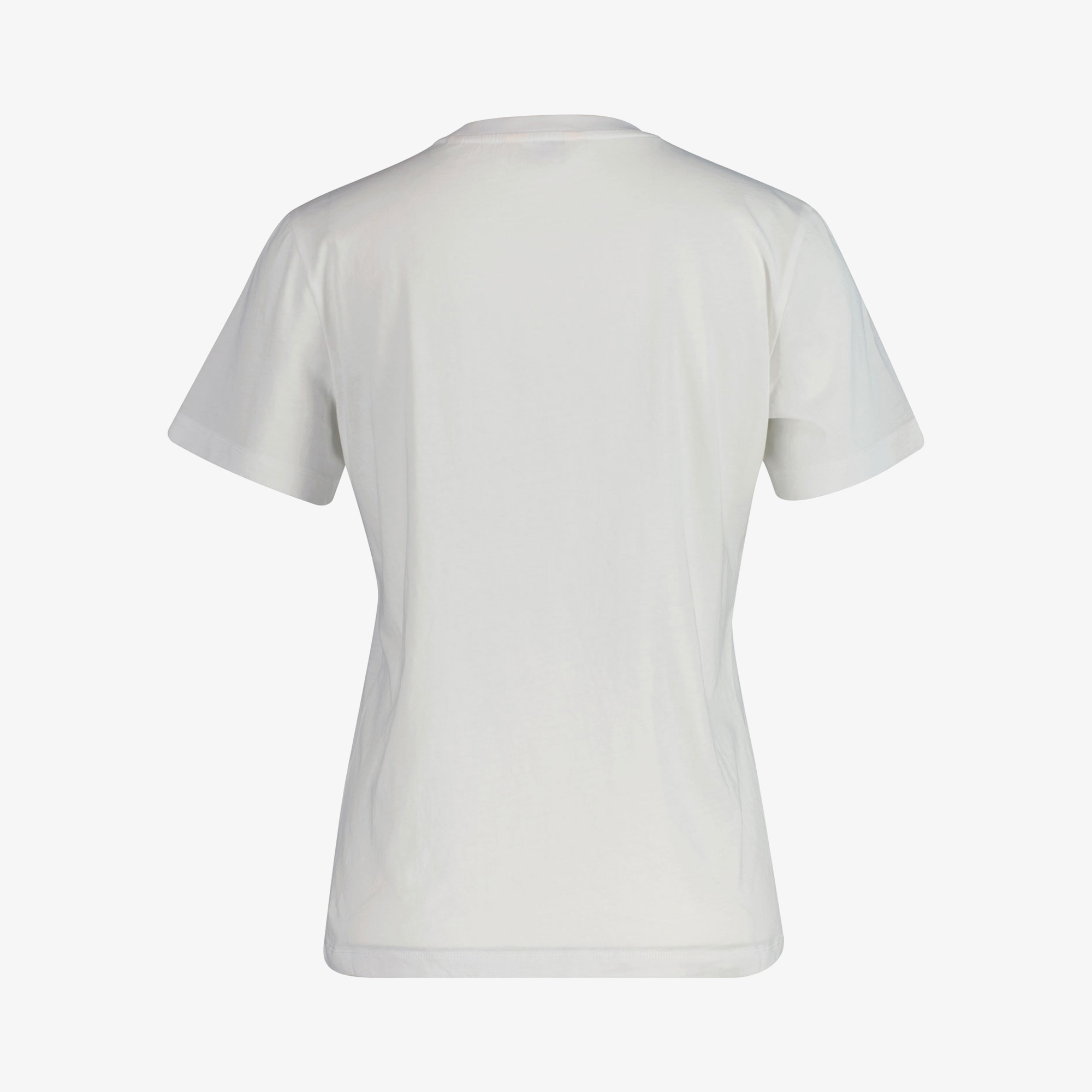  GANT Kadın Beyaz Regular Fit Bisiklet Yaka Logolu T-Shirt