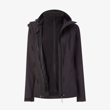  McKinley Terang 3:1 II Kadın Kadın Siyah Outdoor Mont