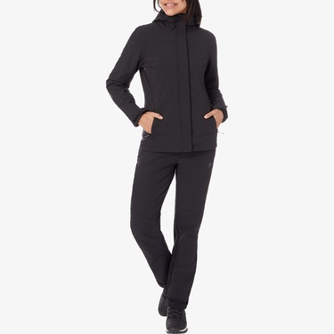  McKinley Terang 3:1 II Kadın Kadın Siyah Outdoor Mont