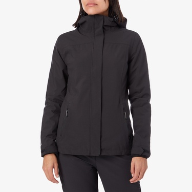  McKinley Terang 3:1 II Kadın Kadın Siyah Outdoor Mont