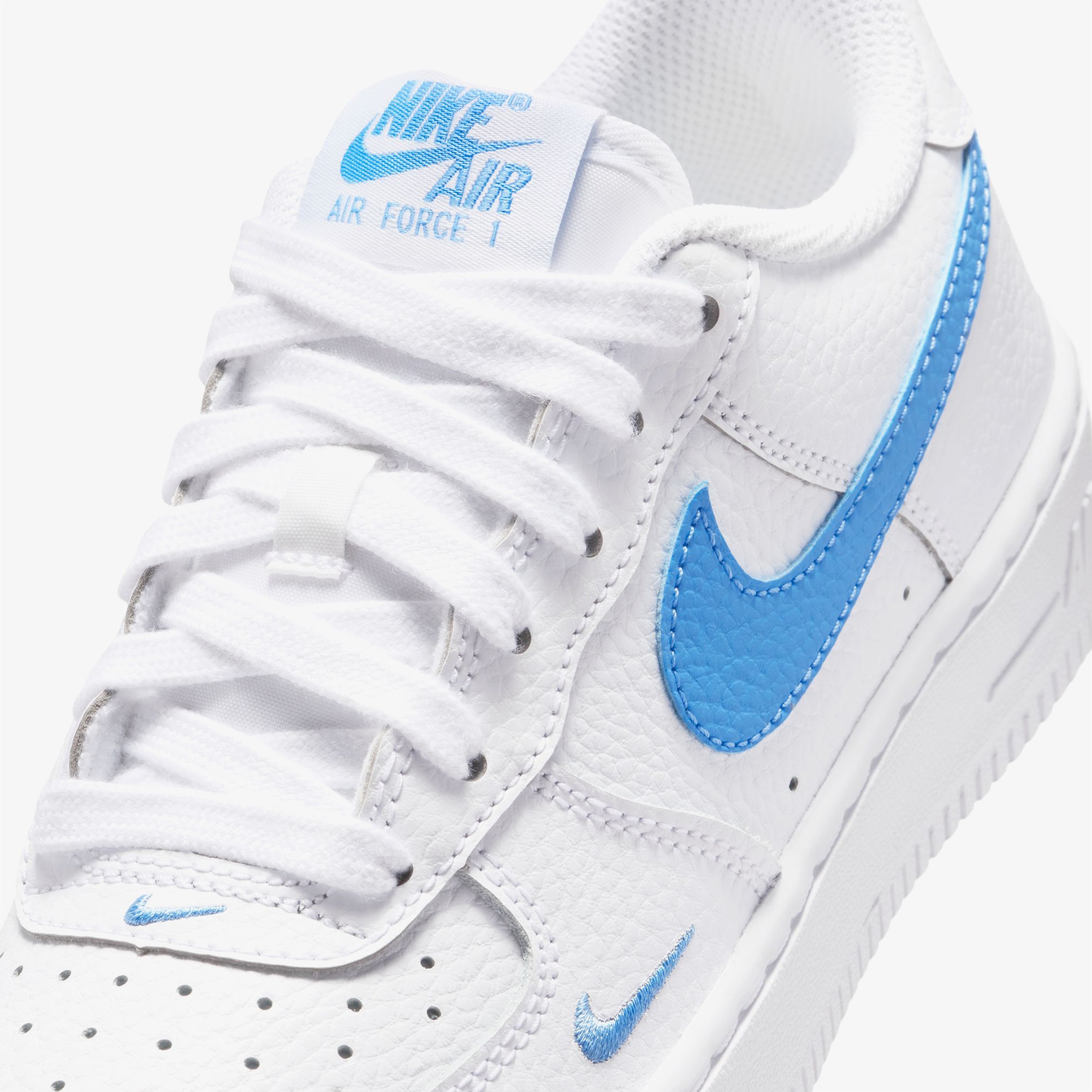 Nike Air Force 1 Beyaz/Mavi Spor Ayakkabı