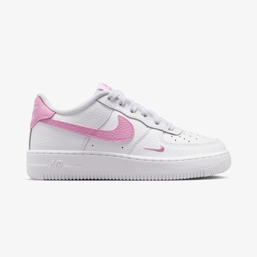  Nike Air Force 1 Beyaz/Pembe Spor Ayakkabı