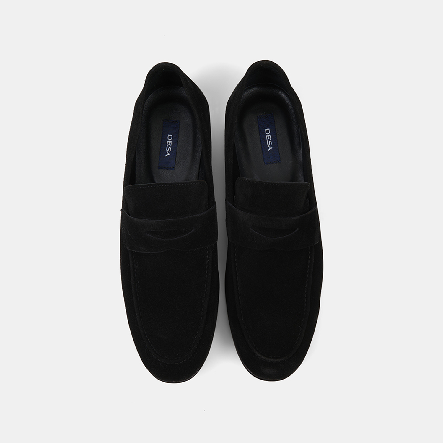Erkek Siyah Klasik Süet Loafer