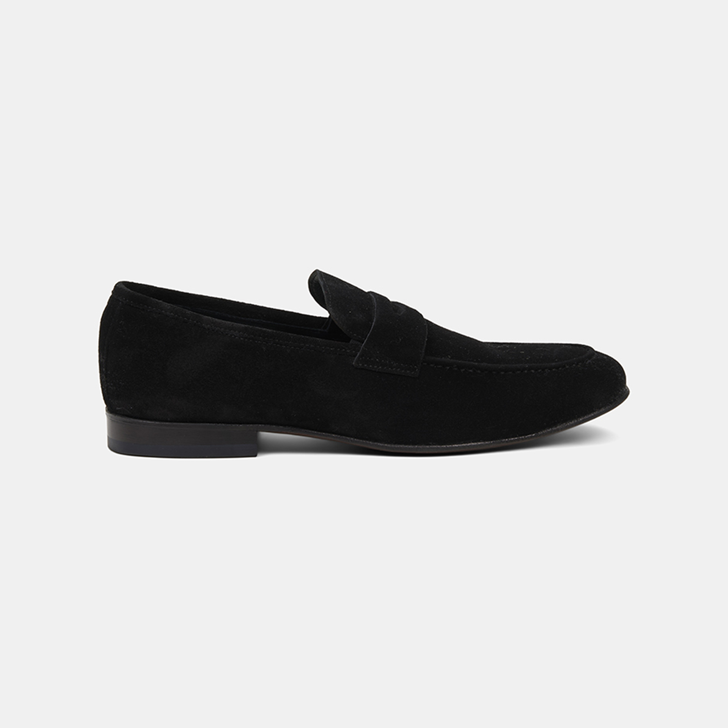 Erkek Siyah Klasik Süet Loafer
