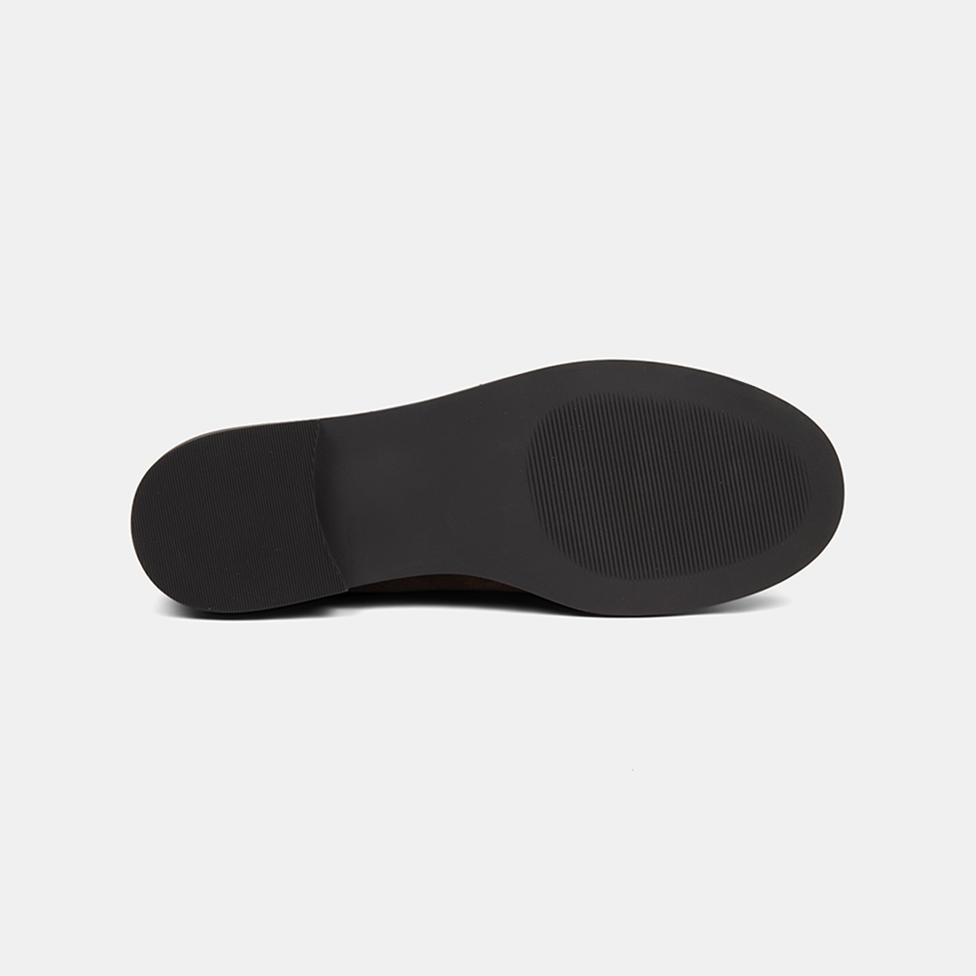 Kadın Kahve Yuvarlak Burun Süet Deri Loafer