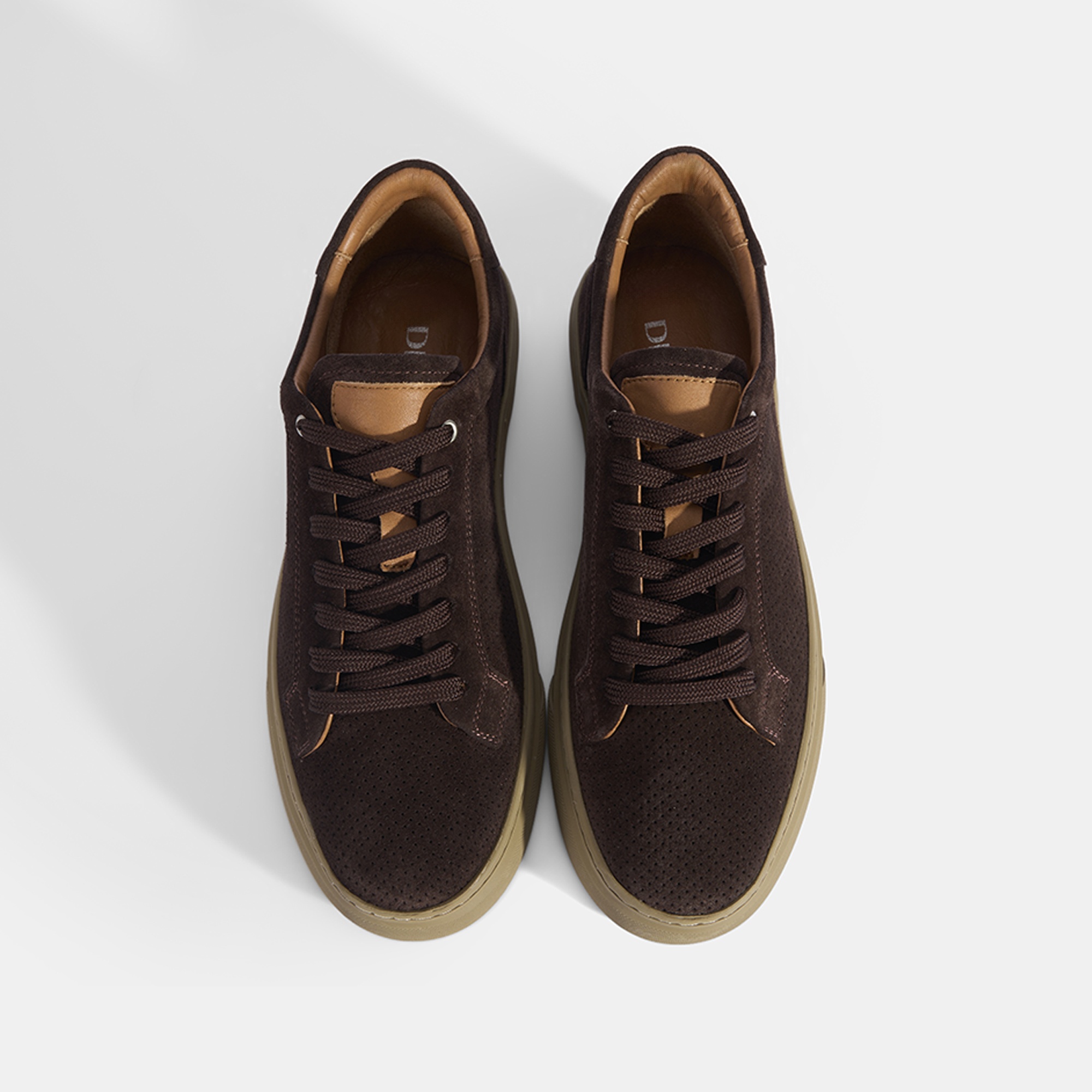 Erkek Acı Kahve Bağcıklı Süet Spor Ayakkabı