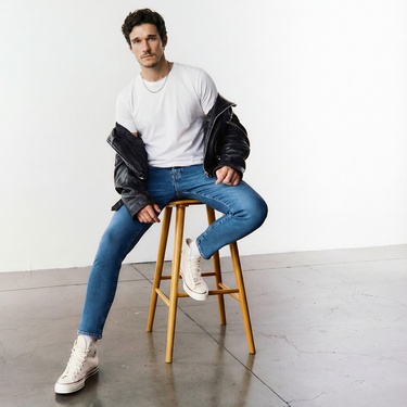  FashFed Unisex Beyaz T-Shirt