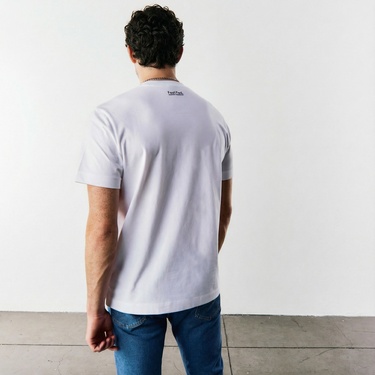  FashFed Unisex Beyaz T-Shirt