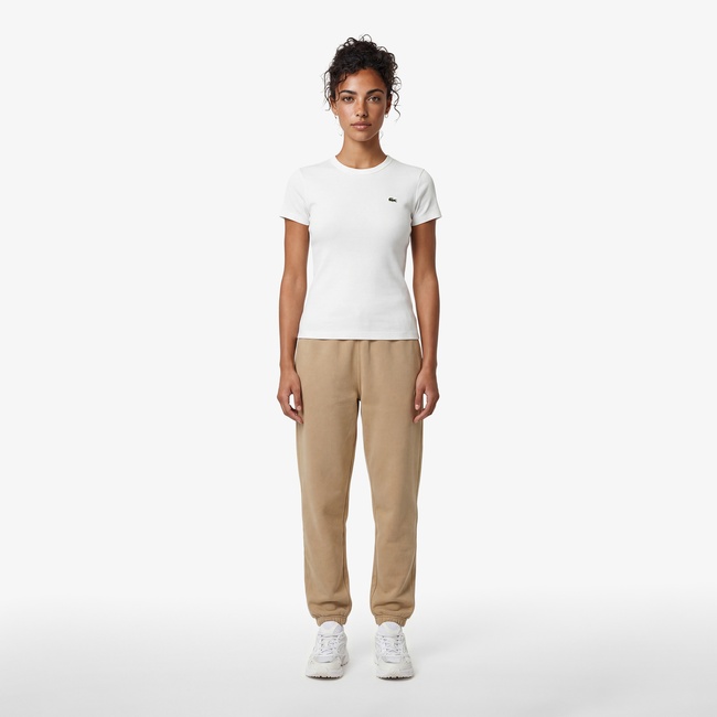  Unisex Regular Fit Bej Eşofman Altı