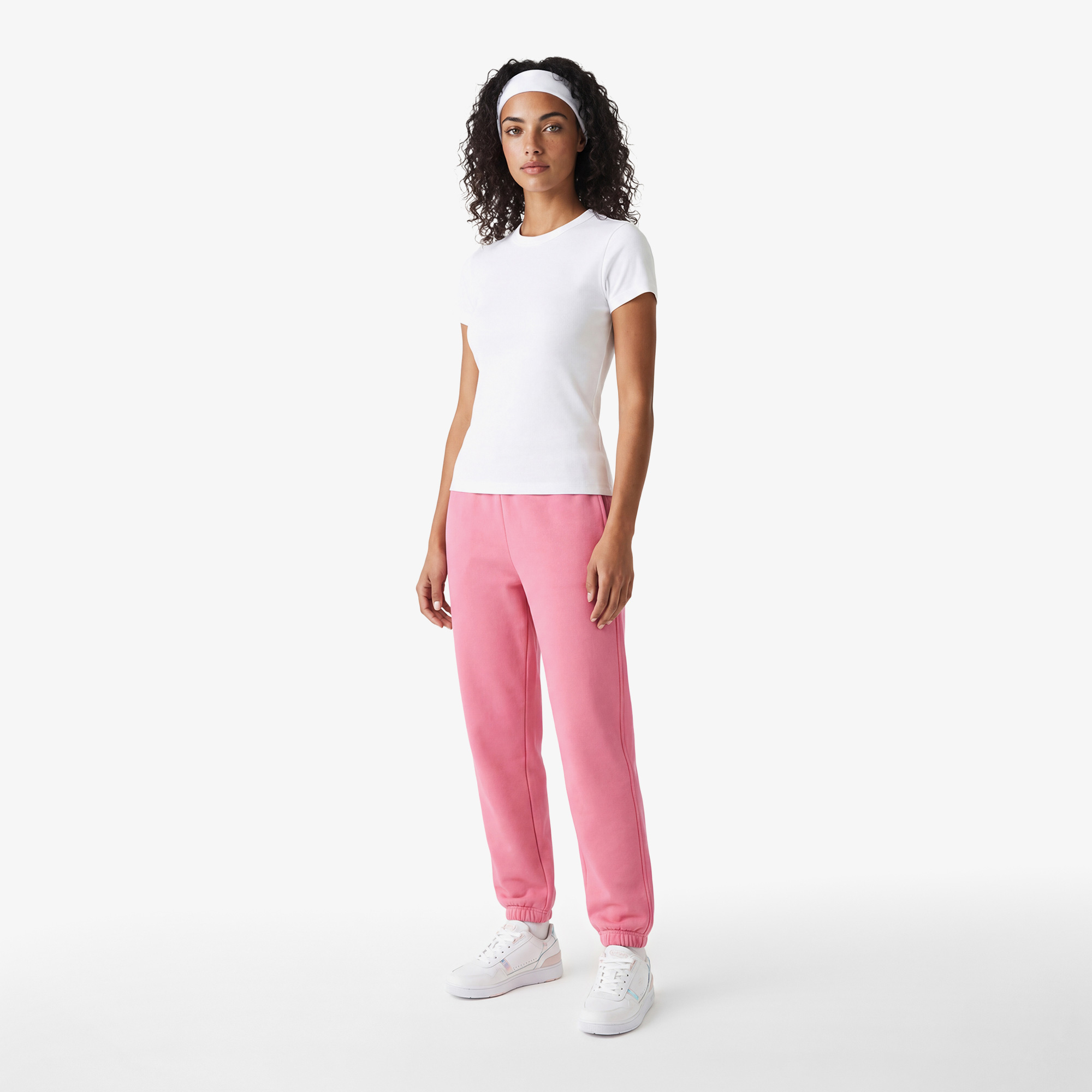  Kadın Regular Fit Pembe Eşofman Altı