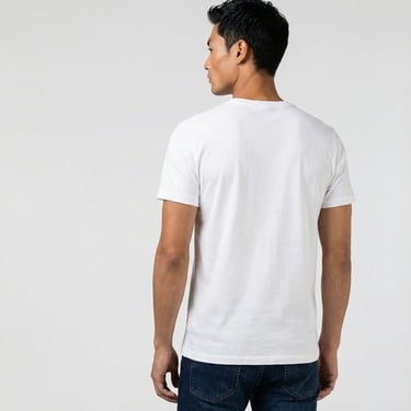  Nautica Erkek Beyaz Standart Fit T-Shirt