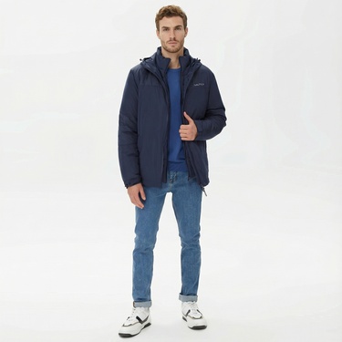  Nautica Erkek Lacivert Standart Fit Mont