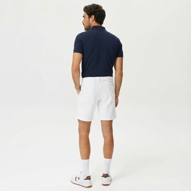  Nautica Erkek Beyaz Slim Fit Bermuda Şort