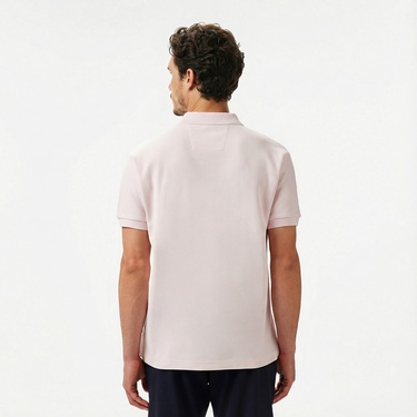  Nautica Erkek Pembe Classic Fit Polo Yaka T-Shirt