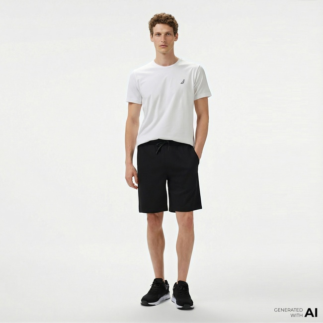  Nautica Erkek Siyah Regular Fit Şort