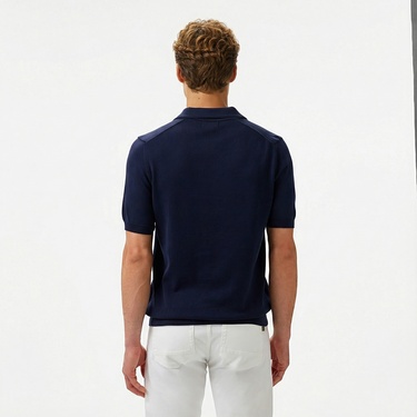  Nautica Erkek Lacivert Classic Fit Triko